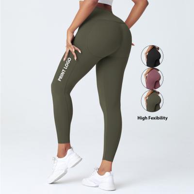 China 2021 Summer Antibacterial Waisted Tummy Control Top Body Shaping Gaiters For Workout Fitness Yoga Pants for sale