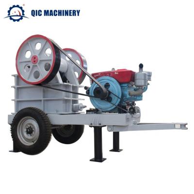 China 250 X 400 Mini Stone Rock Jaw Crusher Machine Portable Laboratory Jaw Crusher à venda