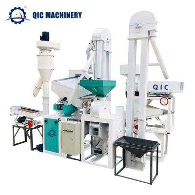 China QIC Group Auto Rice Mill Equipment Hot Selling 1 Ton Per Hour Paddy Rice Processing Machine Combined Rice Mill for sale