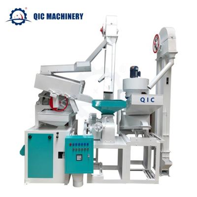 China 1 Ton Per Hour Rice Mill Machine Auto Mini Combined  Milling Machinery for sale