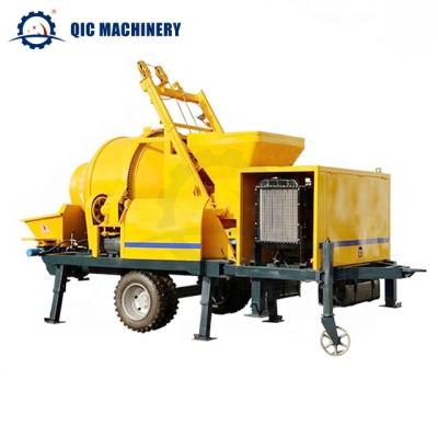 China Factory Price Diesel Mobile Small Trailer Mounted Concrete Pump For Sales for sale