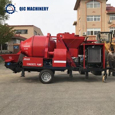 China China Factory Mixer Concrete Pump Machine Diesel Concrete Mixer With Pump en venta