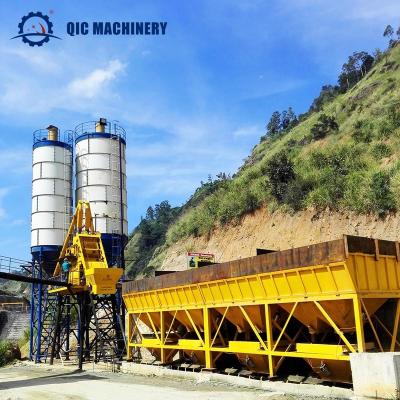 China Mini Concrete Batching Plant With 3 Bins 25 Cubic Meters Concrete Batching Plants Price for sale