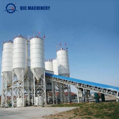 China Belt Type Stationary Concrete Batching Mixing Plant Type Hzs180 Ready Mixed Concrete Mixing Plant en venta