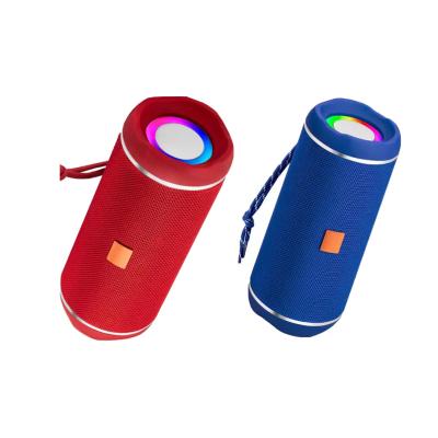 China Best LED Flashing Light Factory Selling LED Audio FM Music Player Light Colorful Radio Wireless Speaker Outdoor Blue Tooth Speaker for sale