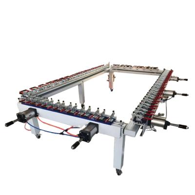 China Net Stretch Mesh Stretching Machine High Efficiency Screen Printing Frame for sale