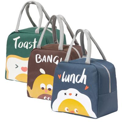 China Customizable High Quality Factory Pattern Color High Fashion Insulated Lunch Tote Bag Kids Portable Refrigerated Lunch Bag For Work for sale