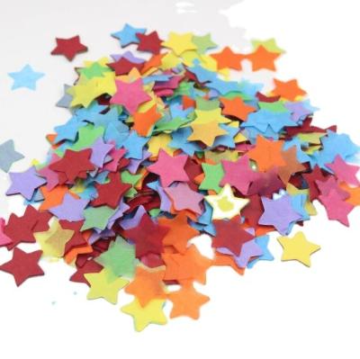 China 15G Paper Customized Star Shape Mix Color Confetti Party Supplies Balloon Filling Paper Confetti for sale