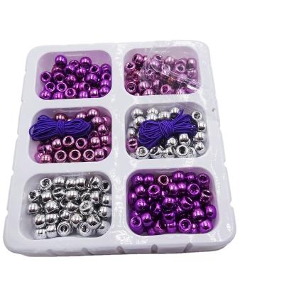 China Wholesale Diy Craft Large Multi Color Acrylic Plastic Loose Hole DIY Accessories Beading Kits For Beading Crafts for sale