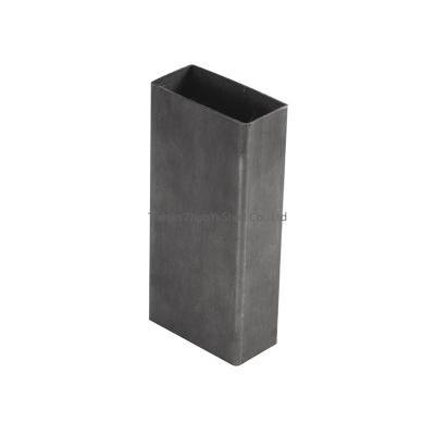 China Fluid Pipe Mild Steel Square Tube Welded Hollow Section Black Square And Rectangular Steel Pipe Dark Black Square Pipe for sale