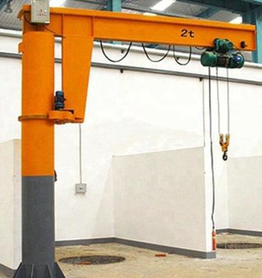 China 1 Ton 2 Ton Fix Overhead Jib Crane / Rotary 360 Degree Arm Swing Jib Crane for sale