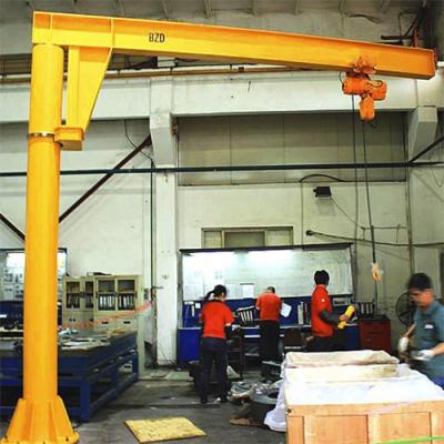 China 360 Degree Electric Jib Crane Safety Fitting Fabrication Workstations Warehouse for sale