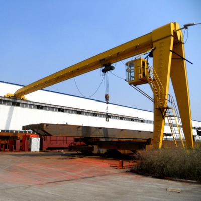 China Portal Semi Gantry Crane Safety Outdoor Wire Rope Lifting High Performance for sale