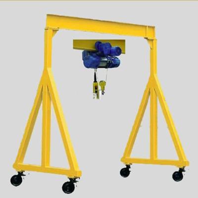 China Indoor Hydraulic Gantry Crane / Industrial 5 Ton Mobile Mini Gantry Crane for sale