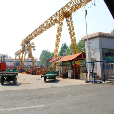 China Outdoor Single Beam Gantry Crane Safety 10T 32M Hoist One Year Warranty for sale