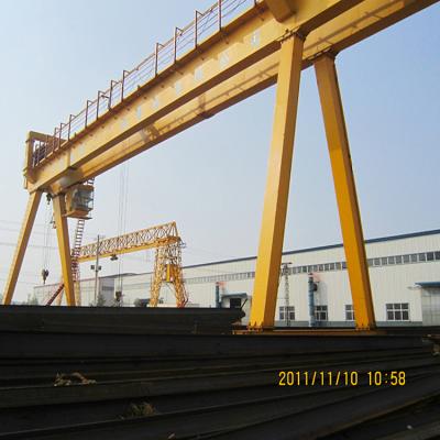 China MG/A Type Double Girder Gantry Crane / Mobile 50 Ton Cantilever Gantry Crane for sale