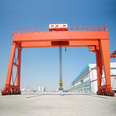 China Port Motorized Gantry Crane Double Girder 50 Ton Hoist Industrial Lifting for sale