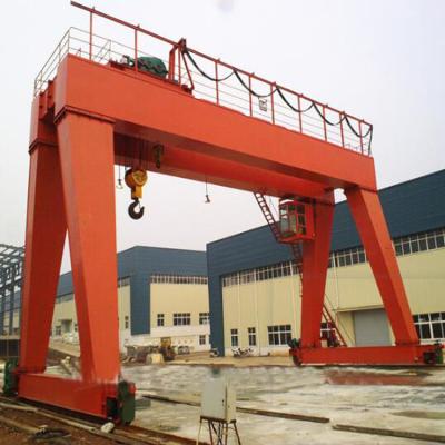 China Electric Double Girder Container Gantry Crane 50T Outdoors Rail Mounted for sale