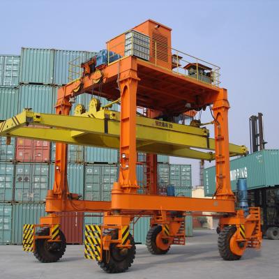 China Double Girder Container Gantry Crane / Movable Rail Mounted Gantry Crane for sale