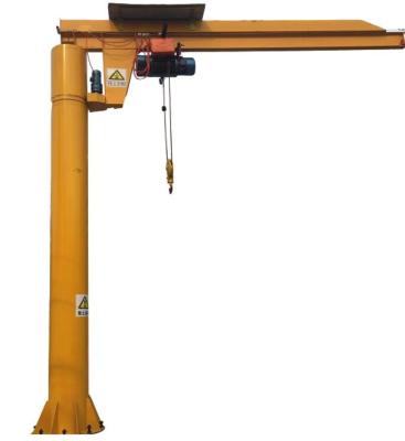 China 5 Ton Folding Overhead Jib Crane / Small Workshop Warehouse Jib Arm Crane for sale