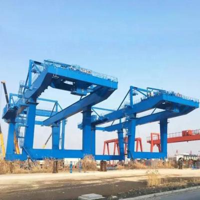 China Tower Fixed Mobile Container Crane Electric Hoist Port Shipyard Outdoor Long Span for sale