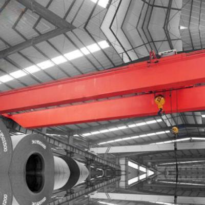 China Industrial Workshop Travelling Bridge Crane 50 T Double Girder 30m Lifting for sale