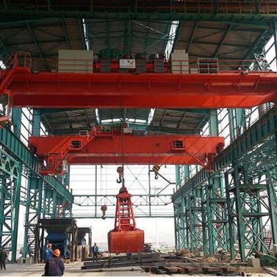 China Hydraulic Electric Overhead Crane Garbage Metal Grab Hoist Crane Grab 10T 16T 20T for sale