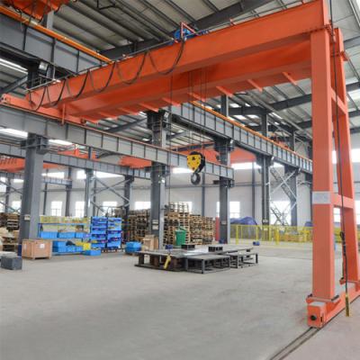 China BMH Type Semi Single Girder Gantry Crane With Electric Hoist Indoor Or Outdoor for sale