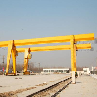 China MH Type Wire Rope Hoist Single Girder Gantry Crane 18-35m Span Convenient Maintenance for sale