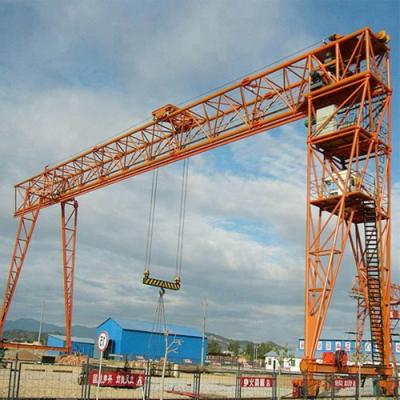 China Single Girder 5 Ton 10 Ton 20 Ton Overhead Gantry Crane Wireless Remote Control for sale