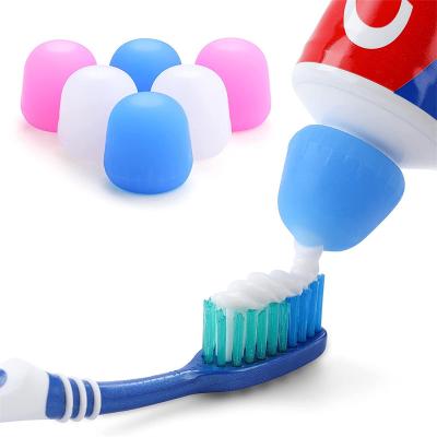 China Sustainable Toothpaste Cap, Self Closing Toothpaste Squeezer Dispenser for Kids and Adults in Bathroom, Hygiene No Mess No Waste for sale