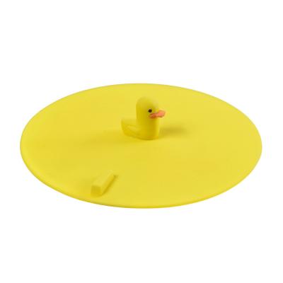 China Duck Bear Dinosaur Hair Catcher and Viable Drain Stopper, Sink Cover, Flex Silicone Strainer for Shower/Bathtub/Tub/Floor Drain/Kitchen for sale