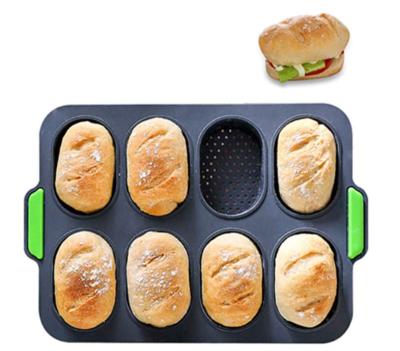 China Viable Silicone Baking Pan Bread Pans Mini Loaf Pocket Cake Mold For Different Types Homemade Nonstick Easy Clean Heat Resistant for sale