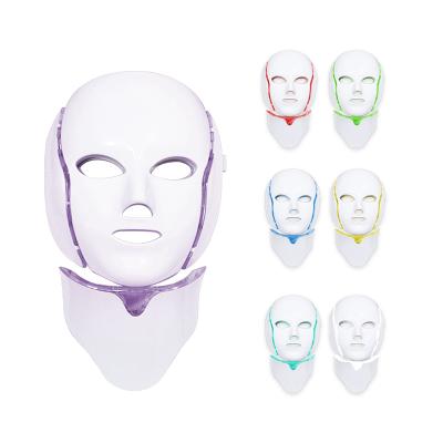 China Skin Tightening 7 Color Therapy Facial Light Face Led Mask For Skin Care Face Led Mask Acne Treatment for sale