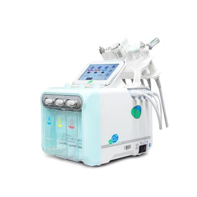 China Pigment Removal 6 IN 1 Hydraulic Facial Machine Diamond Hydra Microdermabrasion Peel Machine H2O2 Hydraulic Facial Instrument Dermabrasion for sale