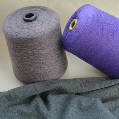 China Anti-pilling hot sale 48NM /2D 85% 15% blended yarn by acrylic wool for sweater knitting for sale