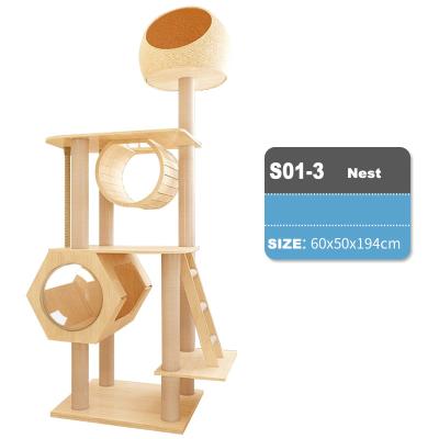 China S01-3 Viable Nest Cat Tree for sale