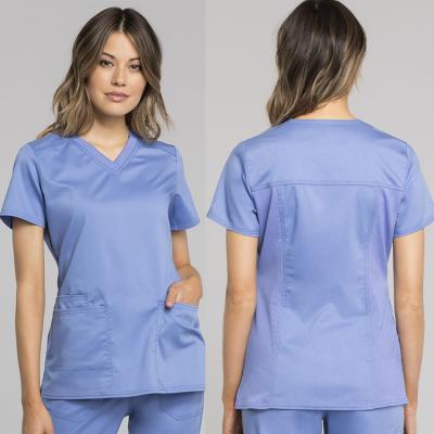 China Medical or Hospital Use Customize Fashionable Medical Scrubs Wholesale Nurse Scrubs Uniforms for sale