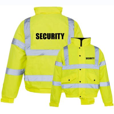 China Workwear Uniform Strength Orange Water Proof Colors Green Yellow Green Waterproof Windbreaker Works Safety Custom Work Winter Reflective Jackets for sale