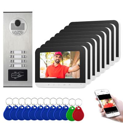 China 9 Inch Tft LCD Screen Wifi Sip Intercom Smart Home Video Multi Camera Apartment Security Wireless Alarm System V90S-660 for sale