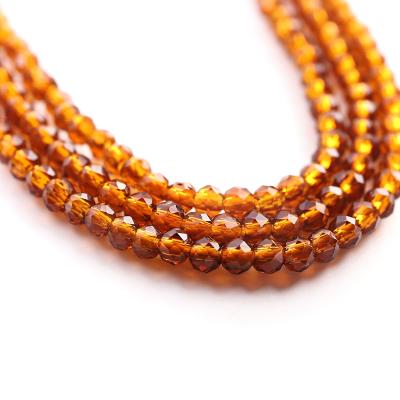 China Jewelry Making Wholesale Brown Spinel Glass Beads Diy Bracelet For Yiwu for sale