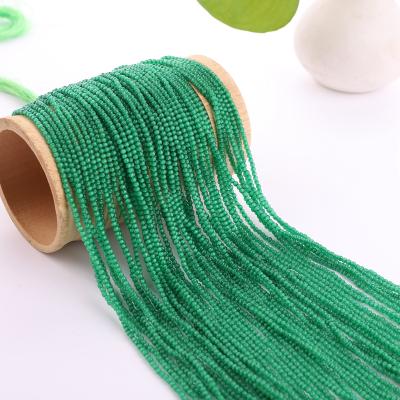 China Factory Wholesale DIY Bracelet Peridot Crystal Beads Glass Beads 2mm Round Loose Beads For Jewelry for sale