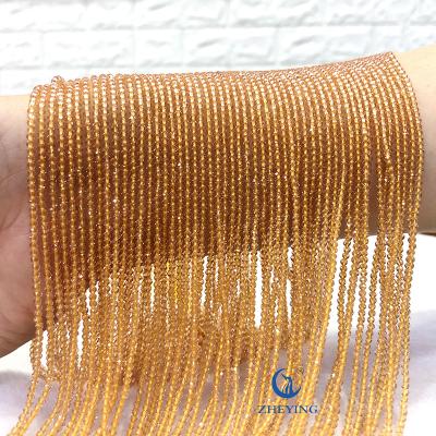 China Jewelry Making Factory Direct Sales 2mm Topaz Spinel Loose Beads Bracelet for sale