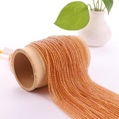 China Wholesale 2.5mm DIY Bracelet Rondelle Faceted Size Champagne Hydro Beads Beads for sale