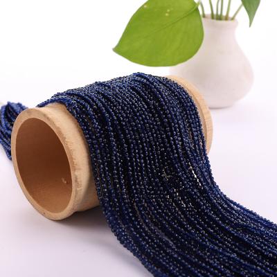 China Wholesale DIY Bracelet Rondelle Faceted 2.5mm Montana Hydro Beads Glass Beads for sale