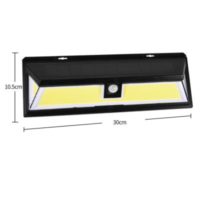 China Multifunctional IP55 ABS Waterproof High Quality 4400 Mah Lithium Battery Outdoor Led Solar Wall Light for sale