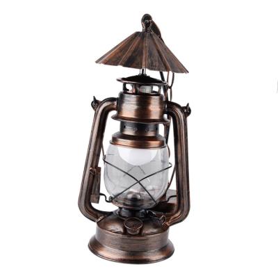 China 200lm Two Batteries And Long Battery Life Retro Metal Fill Nostalgic Outdoor Decorative Lanterns for sale