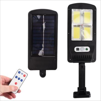 China Street Light High Quality Outdoor Waterproof ABS Ip65 100W Led Solar Power Highlight Street Garden Lights for sale