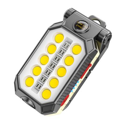 China Construction Site Multifunctional Lighting COB Outdoor Super Bright Waterproof Led Folding Working Light for sale