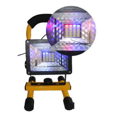 China Construction Site Iron Sight Portable Multifunctional Flexible ABS Engineering Plastics Led Flood Light for sale